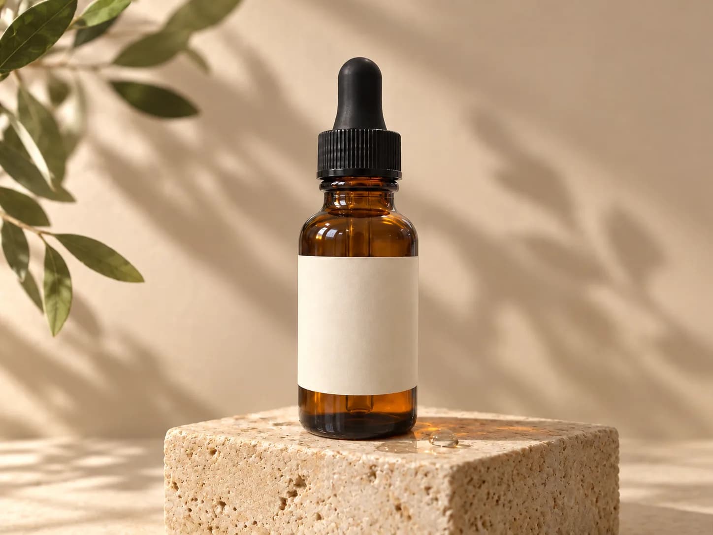 Realistische Visualisierung nach der Bearbeitung für Kosmetik-Produktfotos mit KI erstellen