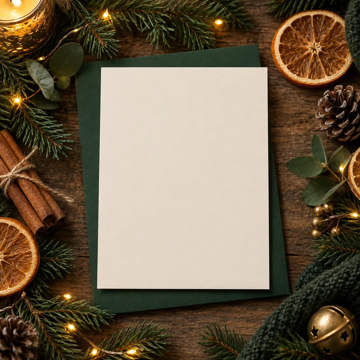 Fertig erstelltes Bild für Weihnachtskarte mit KI erstellen