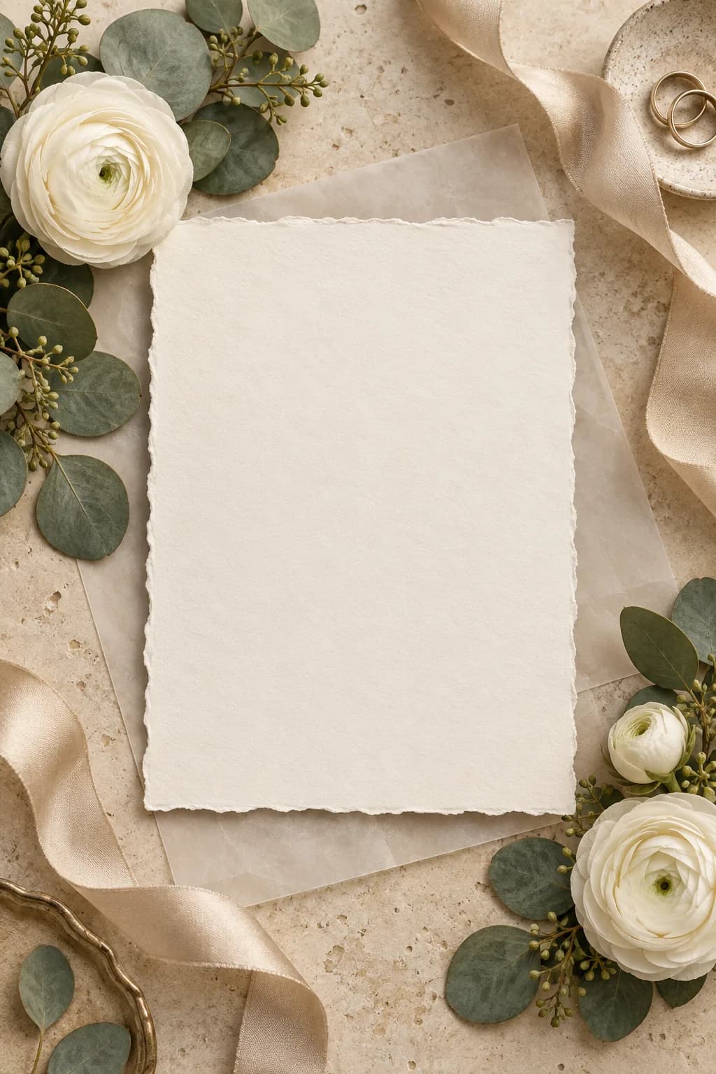 Fertig erstelltes Bild für Hochzeitseinladung mit KI erstellen