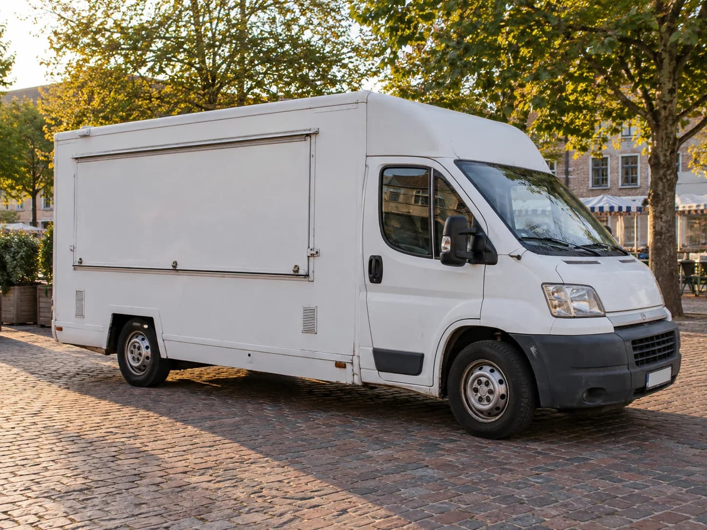 Ausgangsbild vor der Bearbeitung für Foodtruck-Design visualisieren